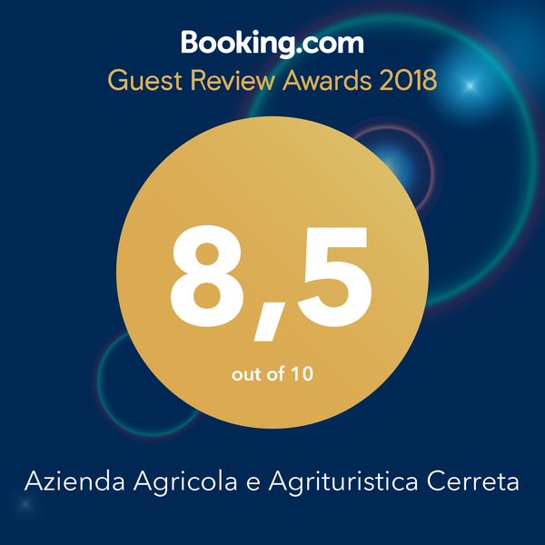 Agriturismo Cerreta ha ottenuto il punteggio 8.5 su Booking